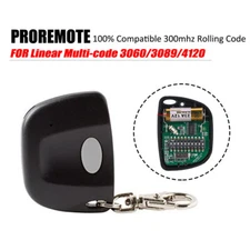 Multi-Code 3089 308911 Gate Garage Door Opener 300MHz 10 DIP Code Remote Control