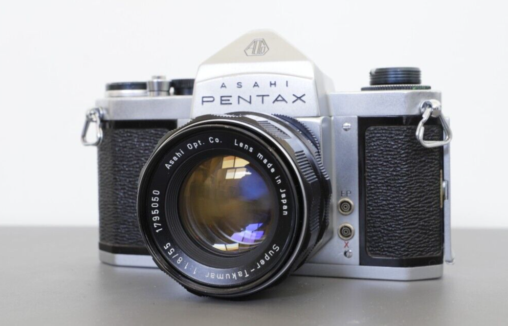 Asahi Pentax S3 35mm SLR Film Camera w/ Pentax Super-Takumar 55mm
