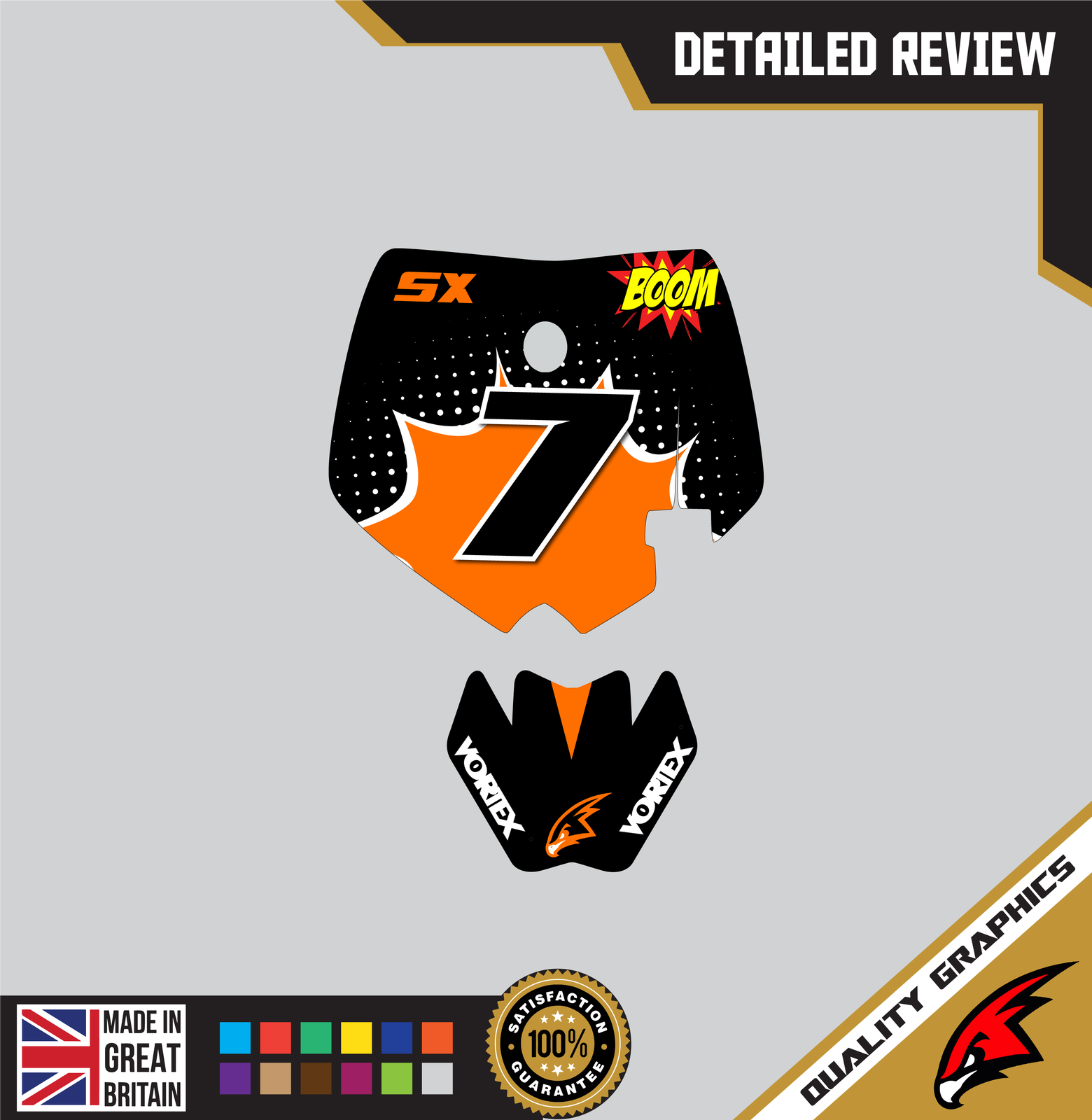 KTM SX50 50SX 2002 2008 Motocross Graphics MX Decals Kit Eagle ORG