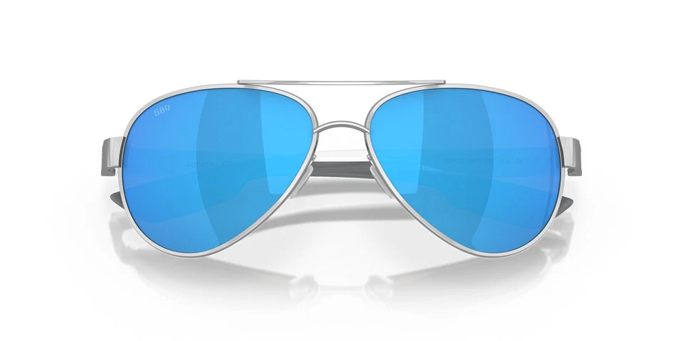 Costa Del Mar Loreto Women Sunglass Silver/Polarized Blue Mirror 580G Glass 56mm - Image 4 of 4