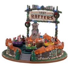 Lemax LOST RAFTERS  Holiday Village Carnival Train Accent -animated  & Musical