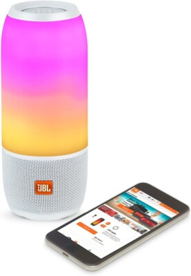 JBL Pulse 3 White Portable Speaker System - JBLPULSE3WHTAM