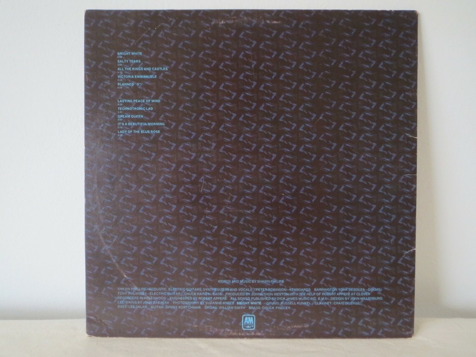 Shawn Phillips Bright White A&M Records SP 4402 Vinyl LP Album