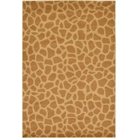 Turkish Safari Yellow Polypropylene Rug (6' X 8' 11) Turkish Safari Yellow Polypropylene Rug (6' X 8' 11)