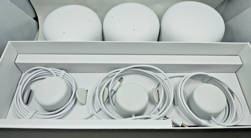 Router Wi-Fi Google Nest i 2 dodatkowe punkty (3-pak) - Królewna Śnieżka-UŻYWANY-Otwarte pudełko - Zdjęcie 6 z 6