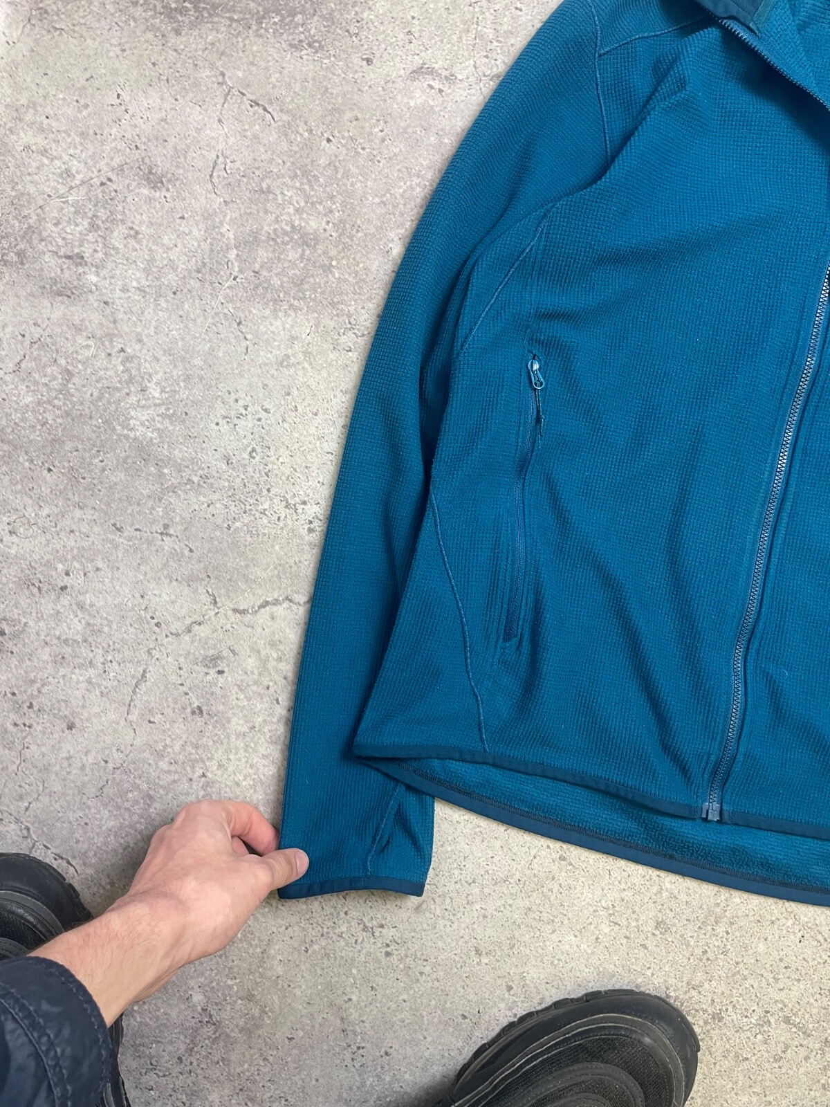 ARC'TERYX pile uomo arcteryx zip