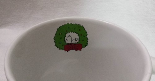 Peanuts Snoopy Charlie Brown Open Me First 16 Oz. Christmas Coffee Mug Red - Picture 10 of 12