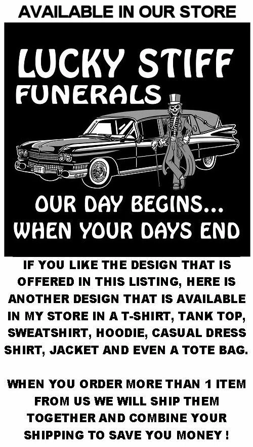 COACH Felpa con cappuccio Lucky Stiff Crematorium & Pizza Palace Scheleton Undertaker con cerniera