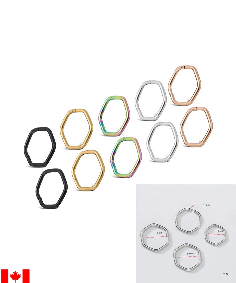 Hexagon store nose ring