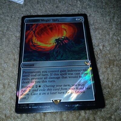 Ulitmate magic: Holy Surge foil final fantasy MTG misprint/miscut | eBay Ulitmate magic: Holy Surge foil final fantasy MTG misprint/miscut | eBay
