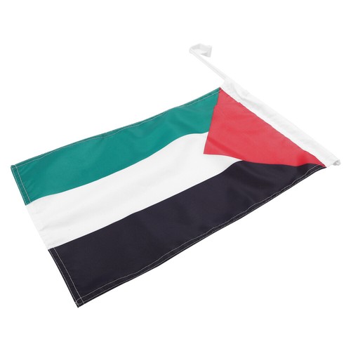 Bandera de Palestina Decorativa Palestina Bandera Nacional Coche Ventana Festival Bandera - Imagen 7 de 12