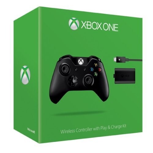 Xbox One – Original Wireless Pad #2015 + Play&Charge Kit [Microsoft] mit OVP