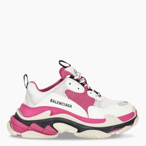 Balenciaga Triple S Womens Sneakers White Pink Black 37 Spring