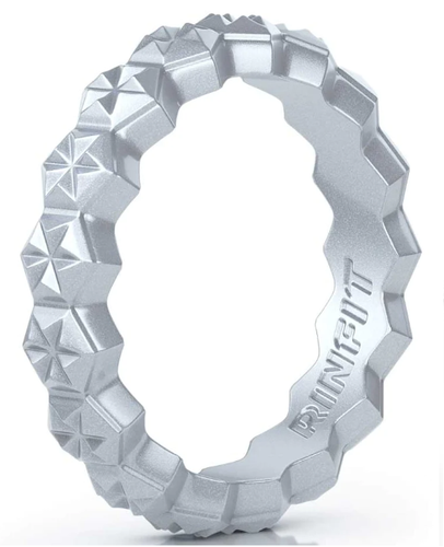 Rinfit Damen Silikon Ring Stars Collection. Weicher & bequemer Ehering - Bild 1 von 26