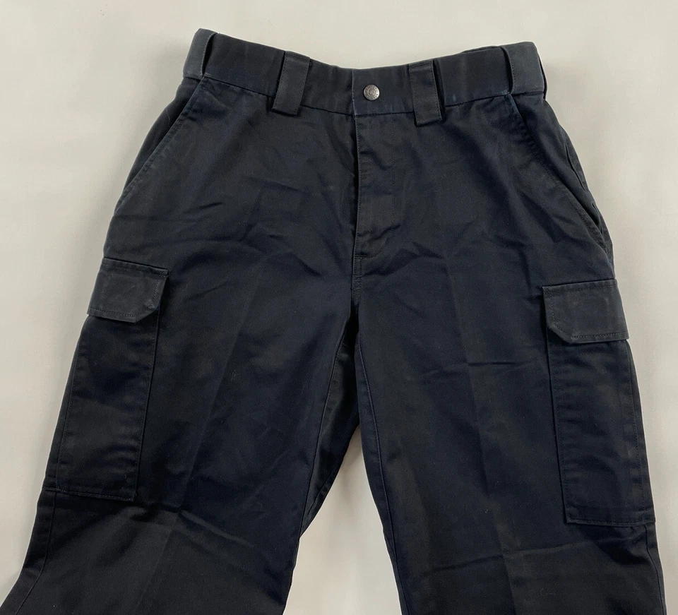 Pantalones tácticos 5.11 para hombre W32 L27 negros bolsillos de carga uniforme EMS policía Foto 4 de 4