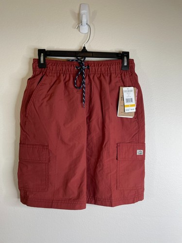 TRUNKS Mens Cargo SWIM Short TRUNKS Size Small Burnt Clay Quick Dry NWT $58 - Picture 3 of 11
