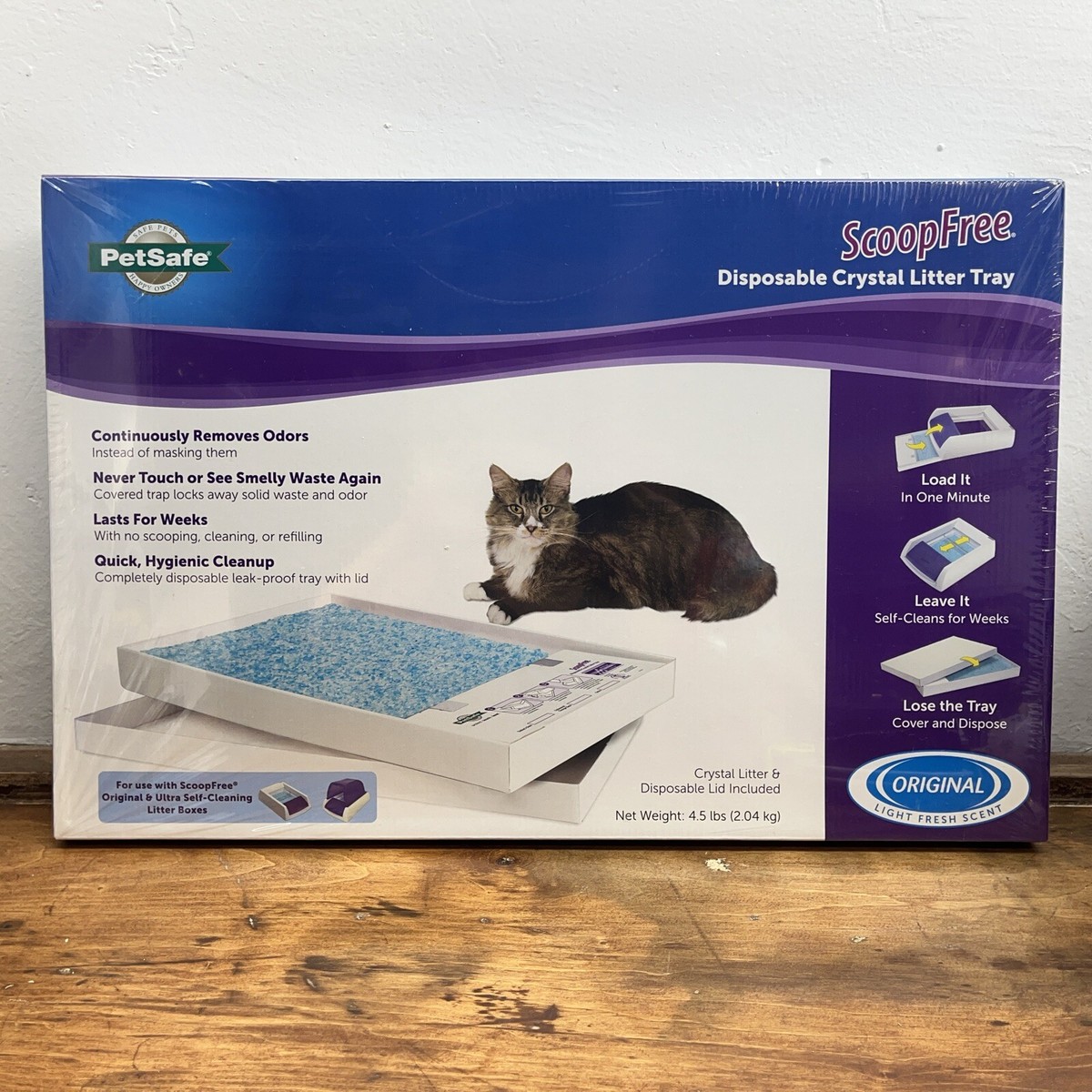 PetSafe Scoop Free Disposable Crystal Litter Tray Original Scent