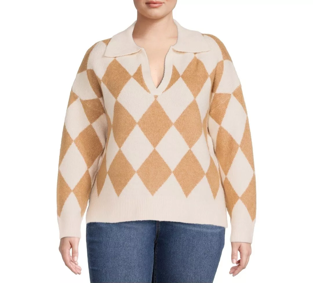 Plus size camel sweater clearance