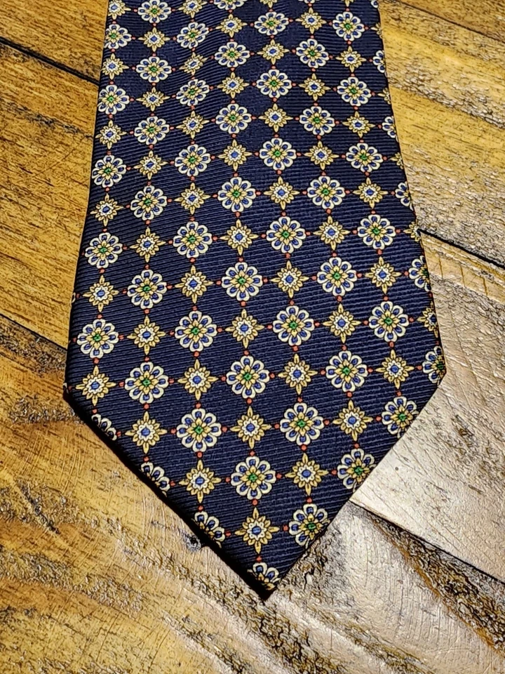 Corbata Ricci Como Firenze para hombre hecha en Italia 100 % seda Foto 2 de 4