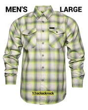 DIXXON Flannel x METALLICA..AND JUSTICE FOR ALL Collab Flannel Shirt - Men's L