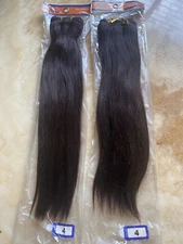 HAIRTREND QUALITY SYNTETHIC STRAIGHT HAIR "16”INCH LOT 2 COLOR 4