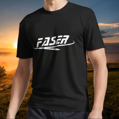 New item Faser Experiment Logo Big White Active Logo T-Shirt Funny Size S to 5XL
