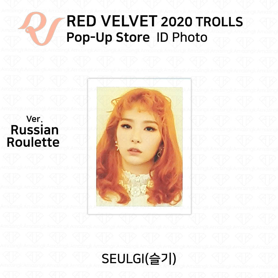 RED VELVET Trolls Pop Up Store Seulgi Photocard Dumb Dumb Power Up