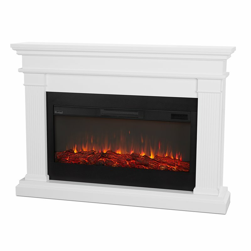 Real Flame Beau Amish Style Solid Wood Electric Fireplace in White – St.  John's Institute (Hua Ming)