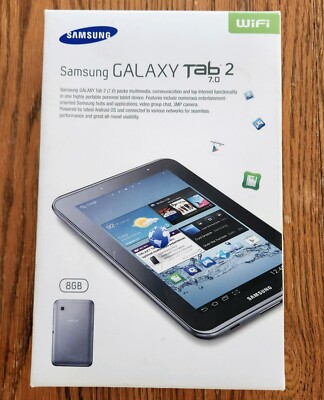 Samsung Galaxy Tab 2 7.0'' - Brand New With Seals - 8GB, Wi-Fi - Model GT-P3113