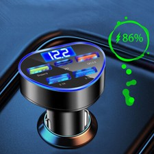 66w Usb Car Charger Adapter Qc 3.0 Black Fast Charging Auto Interior Accessories 66w Usb Car Charger Adapter Qc 3.0 Black Fast Charging Auto Interior Accessories