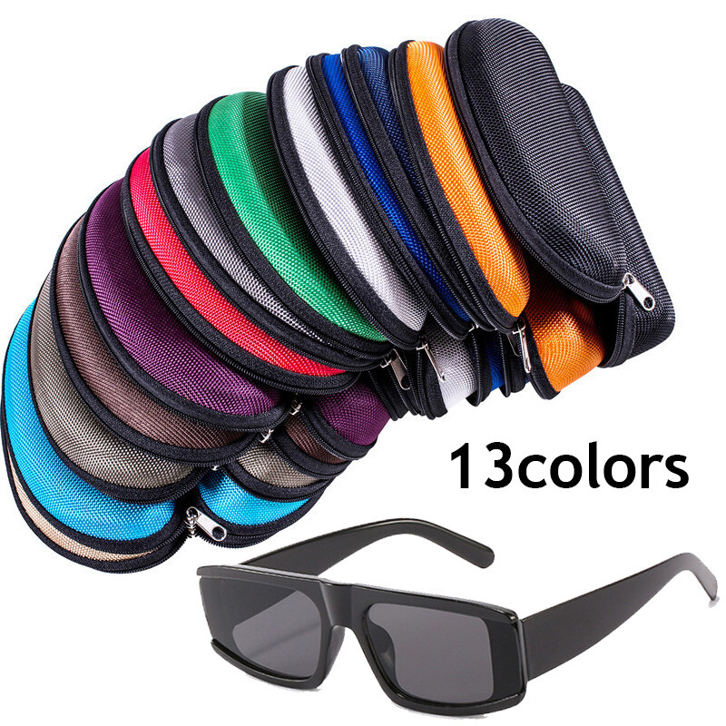 Glasses Carry Bag Sunglasses Pouch Zipper Eyeglasses Case