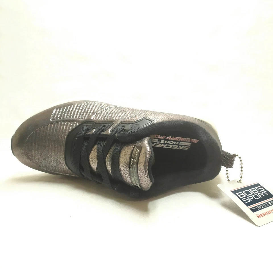 SKECHERS BOBS SPORT MEMORY FOAM 33155/PEW SCARPE DONNA INVERNALI - Immagine 3 di 4