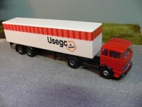 1/87 Brekina Mb 1620 Lps Usego-Nachbar Koffer-Sz Schweitzer Somo 98158