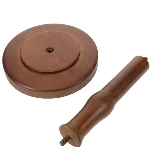 Lite drewno Antyk Baza Man Hat Rack Stojak Diy Manekin Wsparcie - Zdjęcie 5 z 12