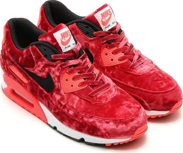 エアマックス90 Anniversary Red Velvet Size 7.5 - Nike Air Max 90 Anniversary Infrared Velvet W for sale