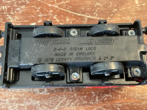 Matchbox 1978 Lesney No 43 Steam Locomotive Train Superfast Red/Black 4345 - Picture 6 of 7