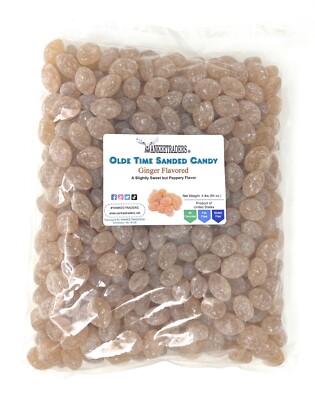 Olde Time Ginger Sanded Hard Candy 4 lbs. ~ YANKEETRADERS  ~ FREE SHIPPING