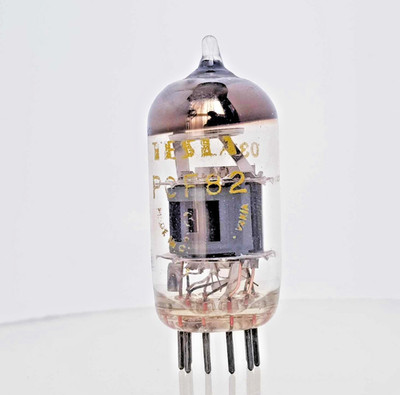 1 x PCF82 TESLA TESTED 1965y TRIODE-PENTODE VHF VACUUM TUBE 9U8A 9EA8