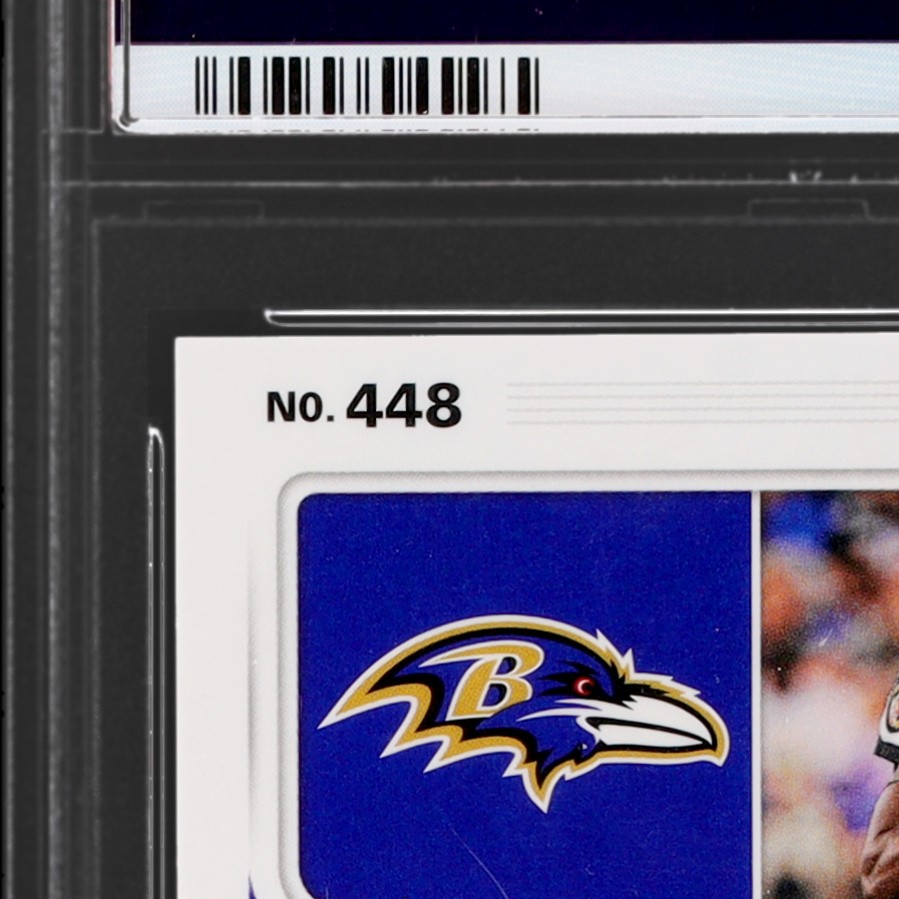 2018 Panini Honors Lamar Jackson #448 PSA 10 RC Score Update Rookie 2/99 view 8