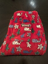 Vineyard Vines Fleece Christmas Pajama Lounge Pants Youth Large Whale Red YLG