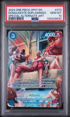 Donquixote Doflamingo 073 PSA 10 One Piece Special Alternate Art (SP)