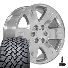 Set4 Polished 5307 20x8.5 Rims 27555r20 At Tires 6x139.7 31et