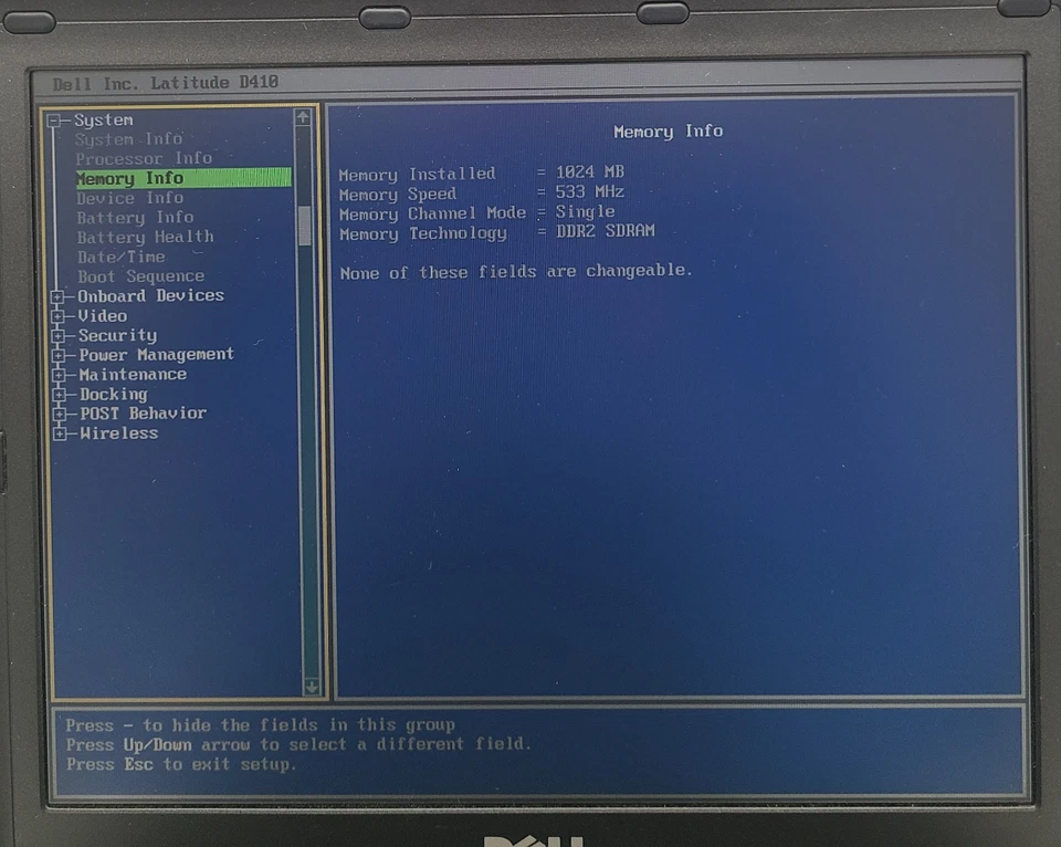 Dell Latitude D410 Intel Pentium M 06D8 1GB RAM SIN HD/OS (FL) Foto 3 de 4