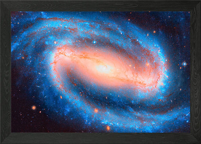 Galaxie NGC 1300 Gerahmtes Wandbild Poster Leinwanddruck Bild