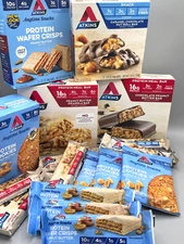 48 ATKINS ASSORTED PEANUT BUTTER OVERLOAD   - ADVANTAGE -PROTEIN SNACK/MEAL