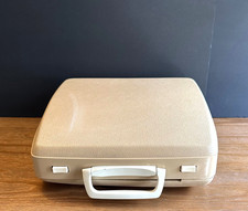 Vtg SCM Smith Corona 6Y Corsair Typewriter Sand Beige Made in England thumbnail