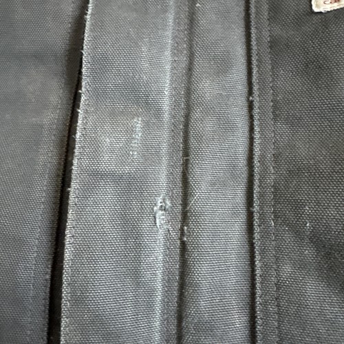 Vintage Carhartt J02 BLK Sz 44 Arctic Quilted Black Corduroy Collar Jacket Black - Picture 4 of 16