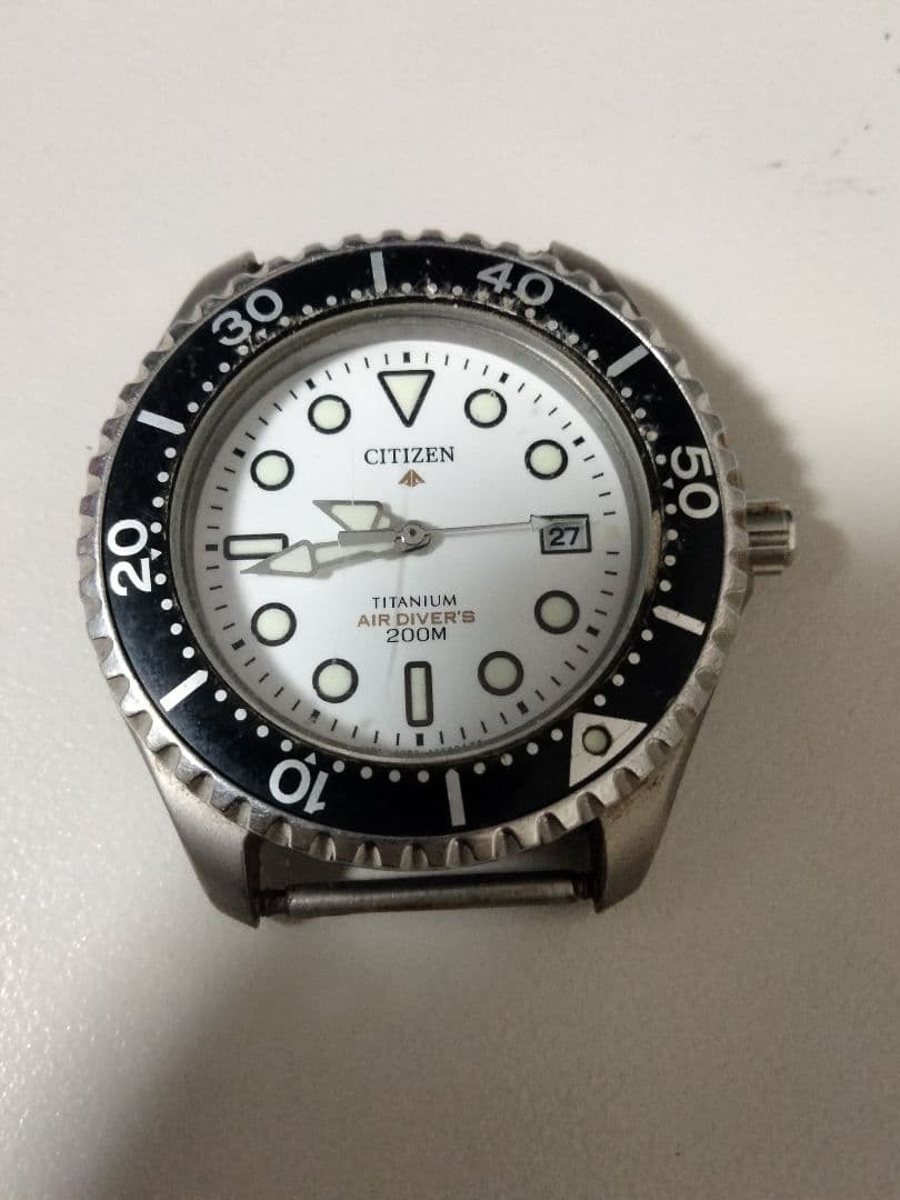 CITIZEN AIR DIVER'S Titanium 200m Water Resistance Battery Dead