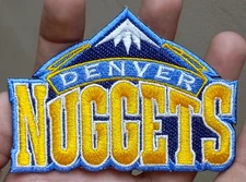 Denver Nuggets NBA Team Logo Iron On Patch - Sew Patch - Embroidered Patch
