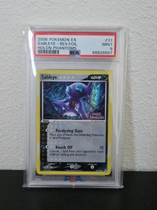 Pokemon Sableye EX Holon Phantoms Reverse Holo Rare #31 PSA 9 Mint (Pop 39)